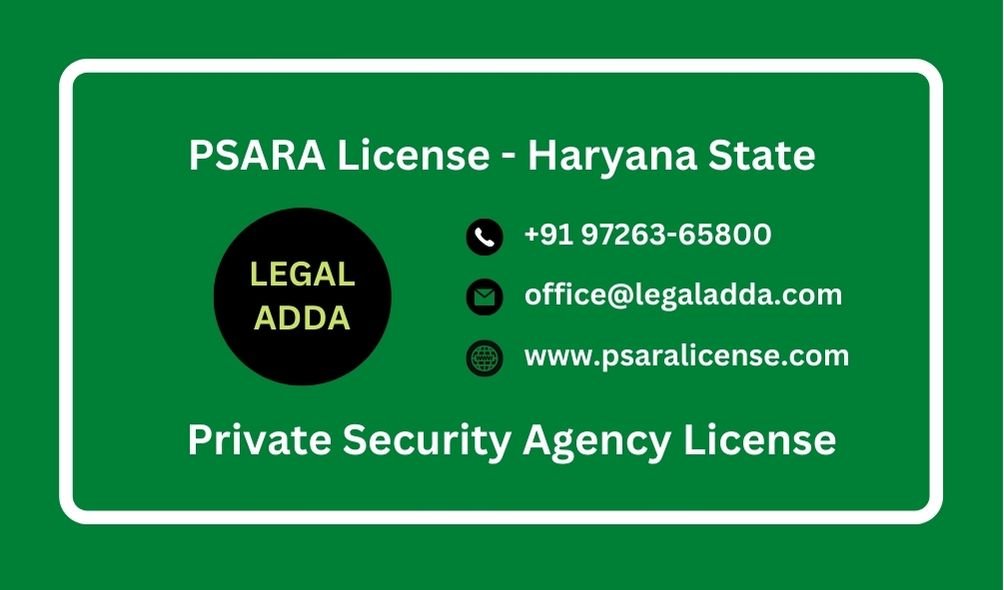 PSARA License Consultant in Haryana