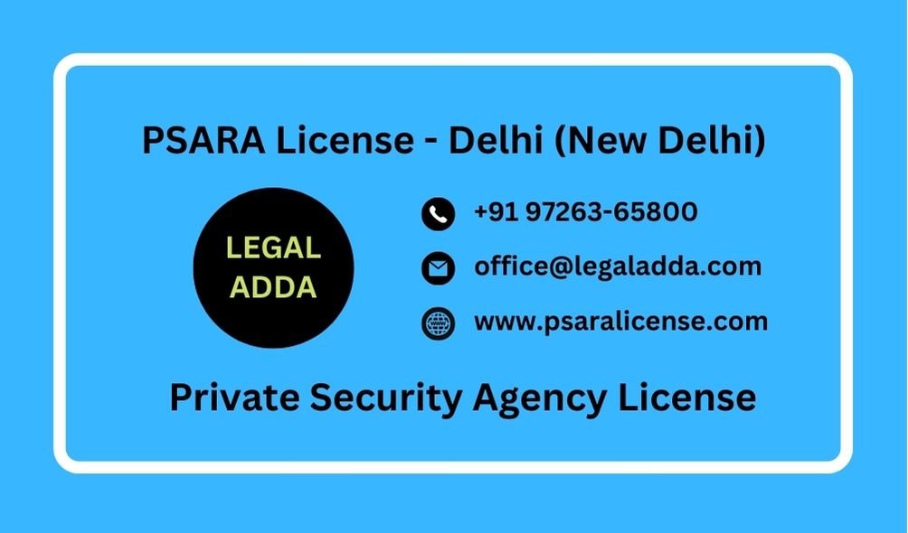 PSARA License in Delhi