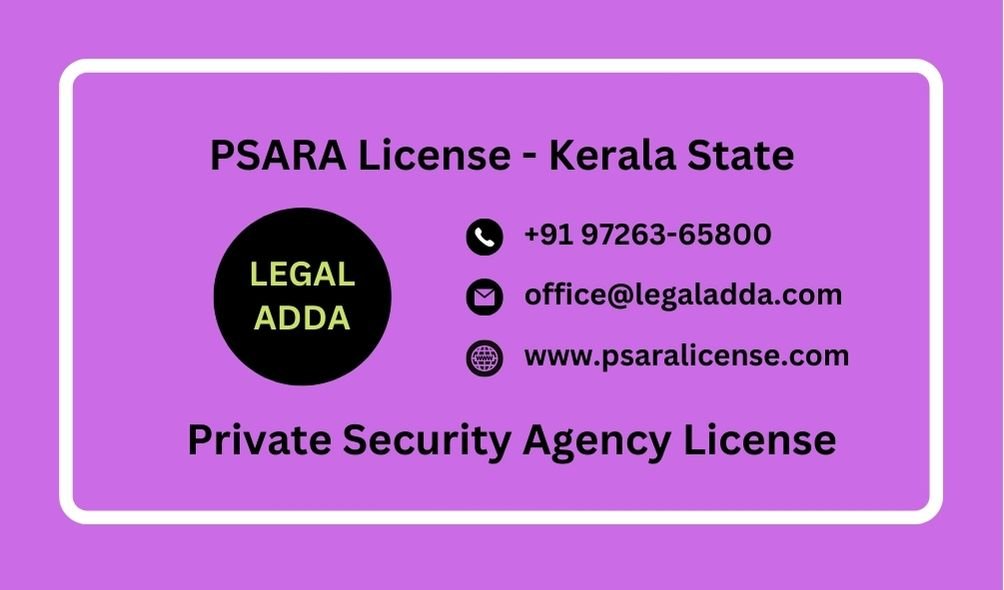 PSARA License in Kerala