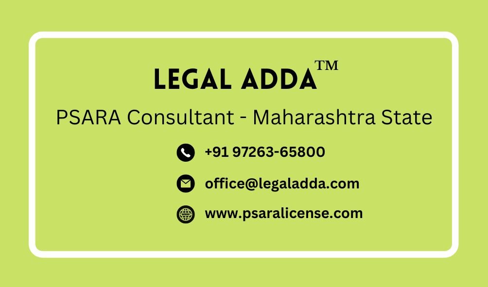 PSARA License in Maharashtra