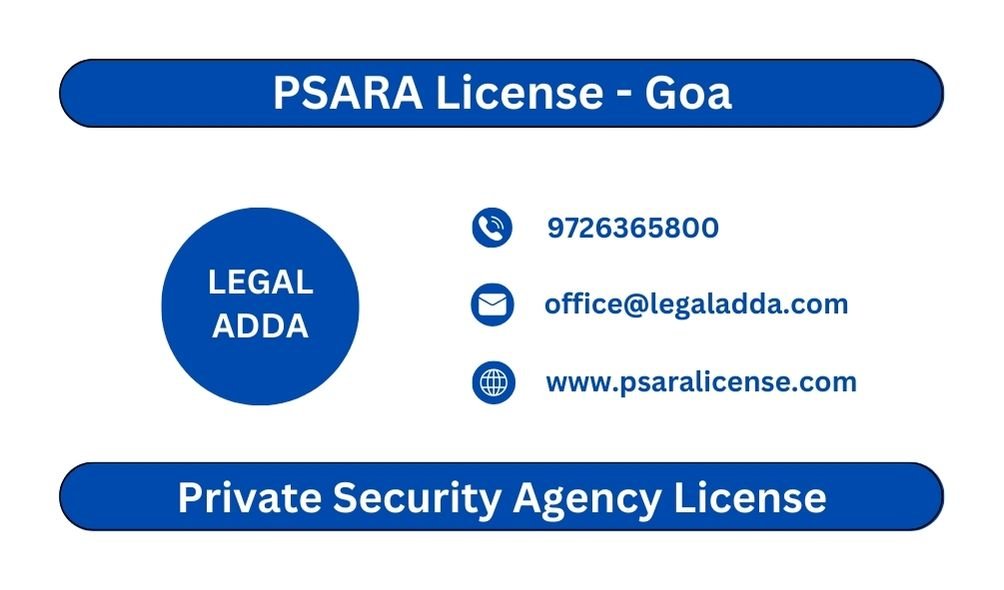 PSARA License Consultant in Goa