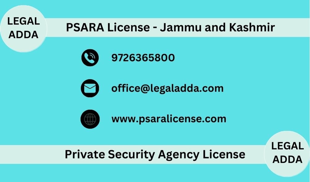 PSARA License Consultant in Jammu & Kashmir