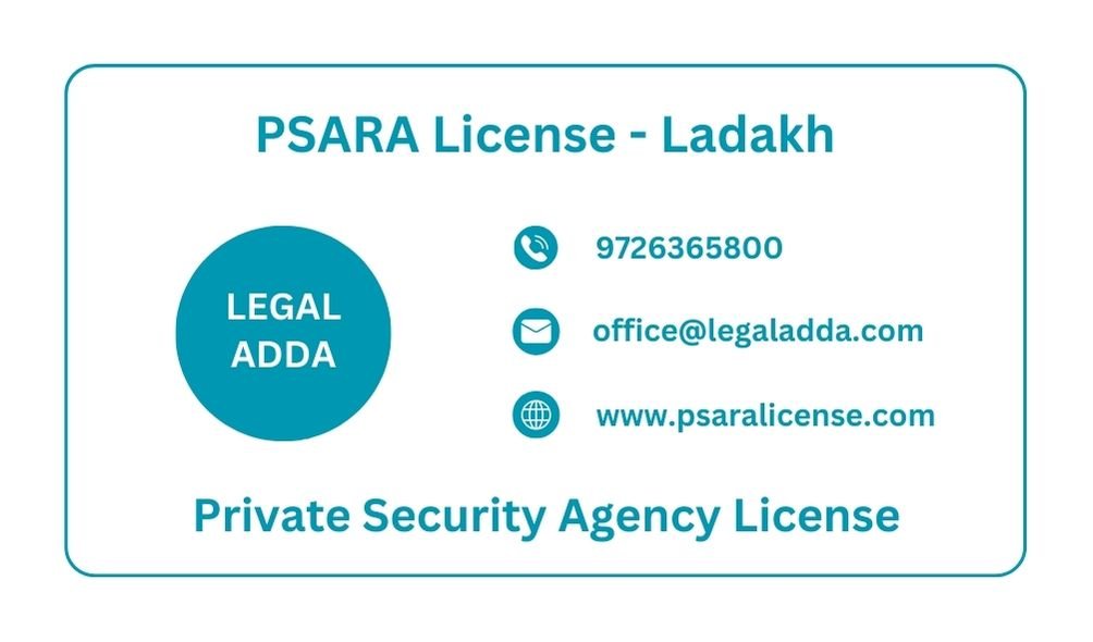 PSARA License Consultant in Ladakh