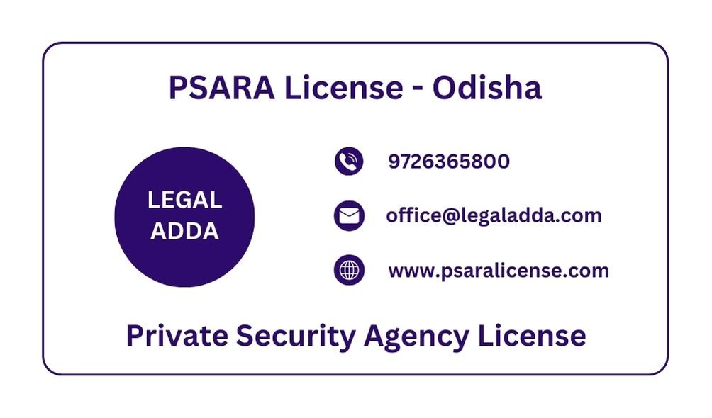 PSARA License Consultant in Odisha