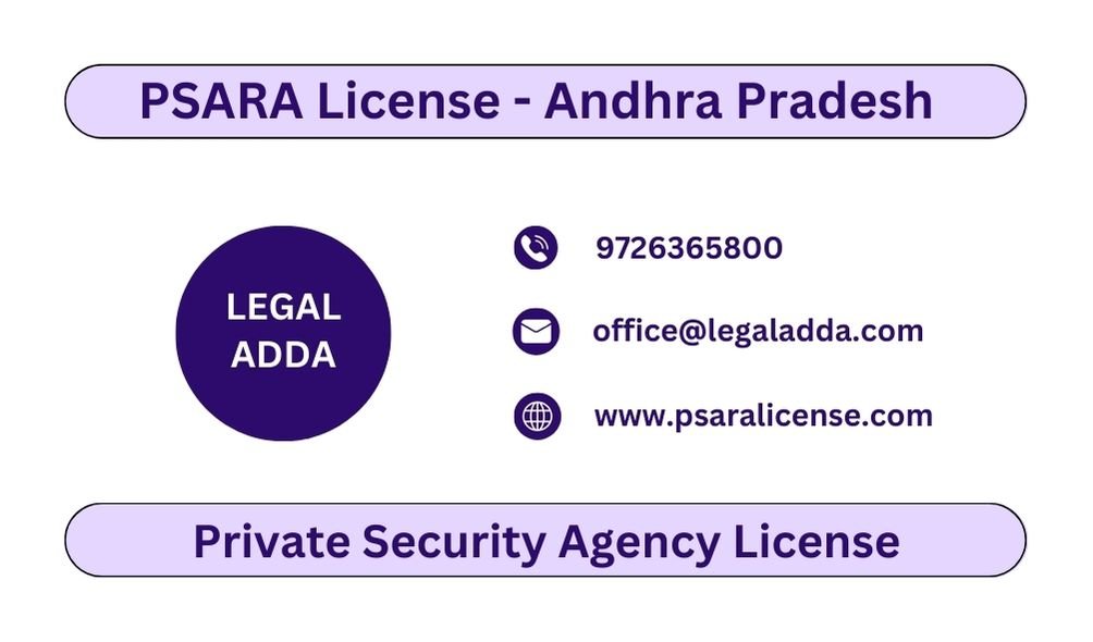 PSARA License in Andhra Pradesh